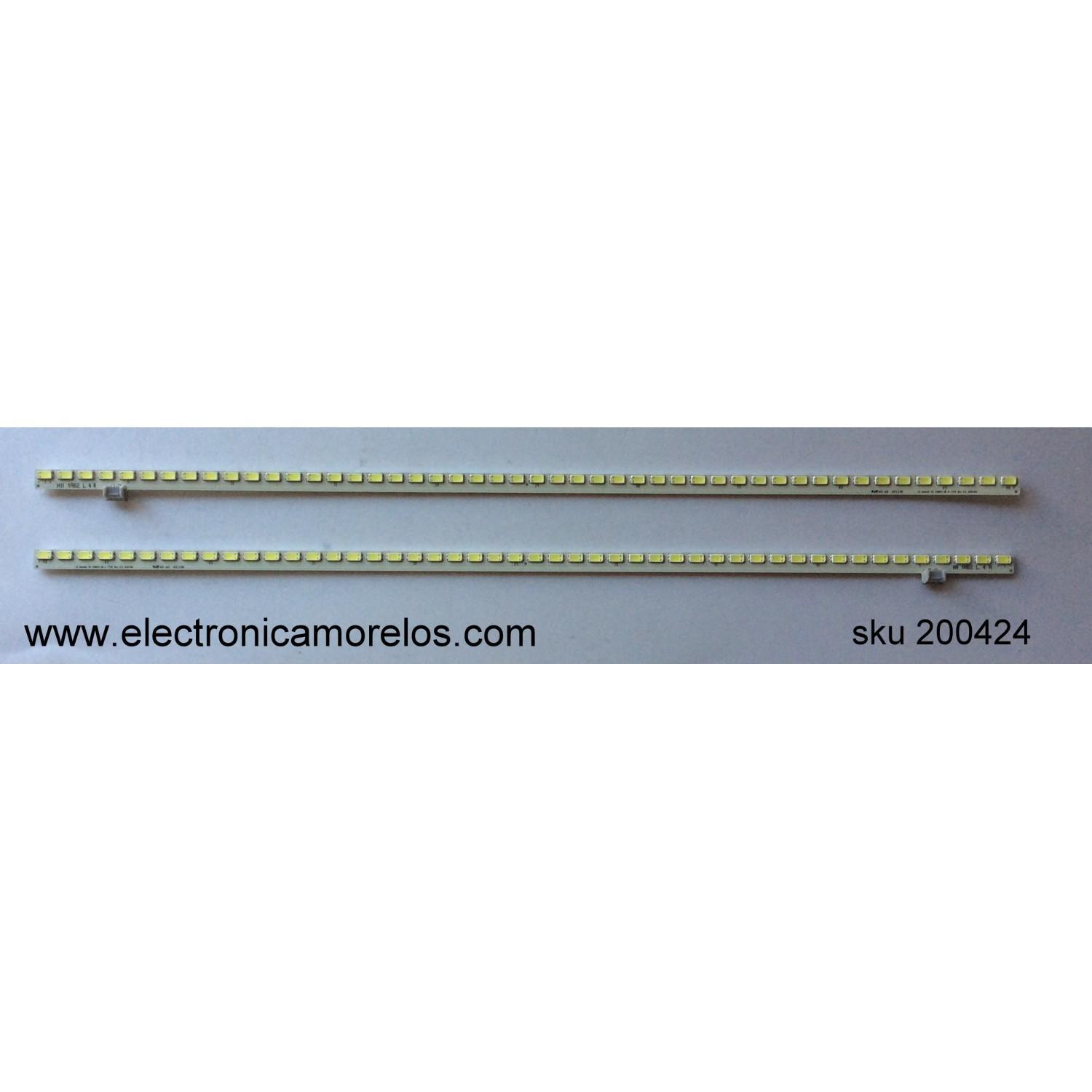 KIT DE LED PARA TV / LG DISPLAY LC320EXN(RD)(A1) / L-TYPE REV0.0 20101104 / R-TYPE REV0.0 20101104 / MODELO 32LV2500-UA.CUSYLH